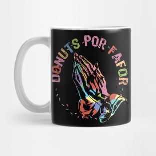 Donuts Por Favor Kids Funny colorful sprinkles donuts lovers Mug